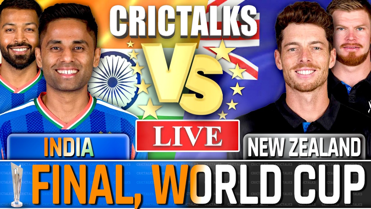 🔴 India v New Zealand, T20 World Cup 2026 1st Inn, Live Cricket Match Today Score Commentary