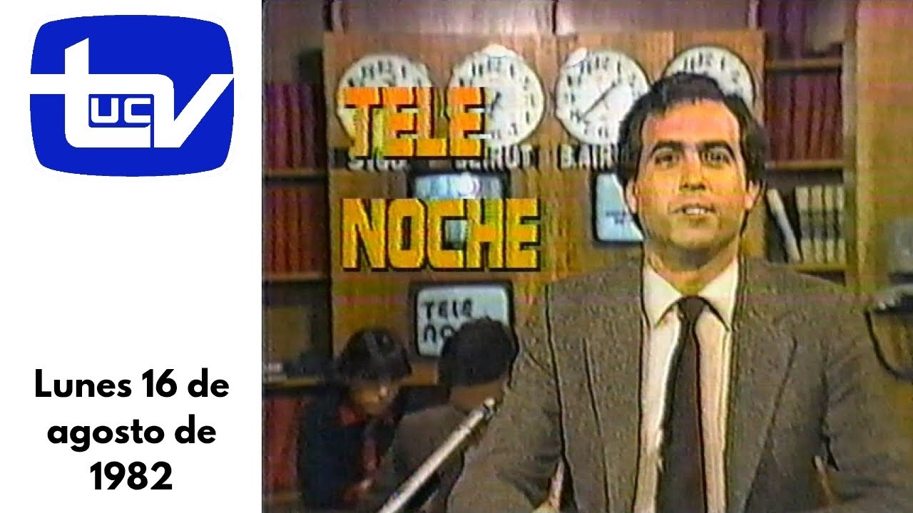 Noticiero Telenoche - Canal 13 UCTV Chile / 16 de agosto de 1982