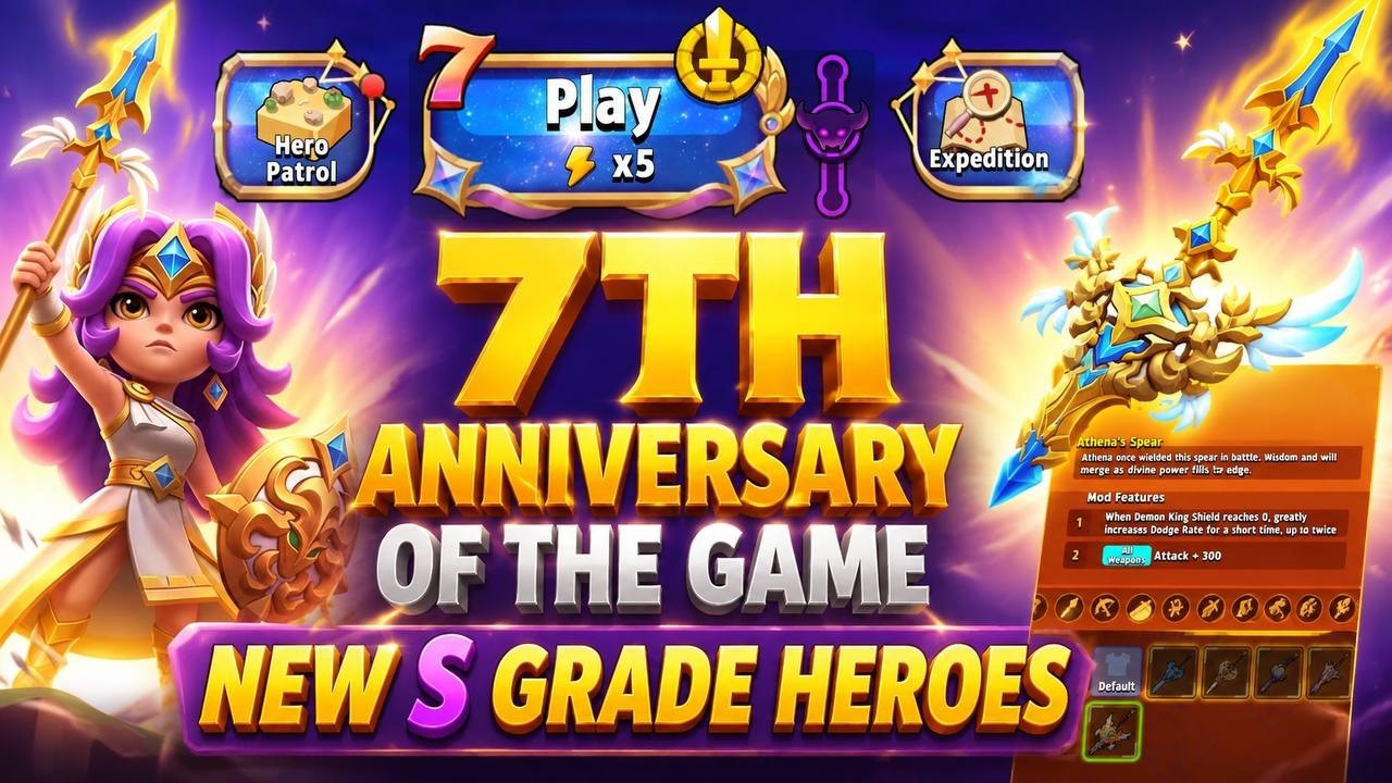 ARCHERO: NEW S-GRADE HEROES! 7TH ANNIVERSARY OF THE GAME!