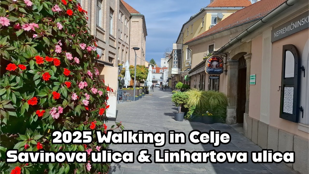 2025 Walking in Celje | Savinova ulica & Linhartova ulica