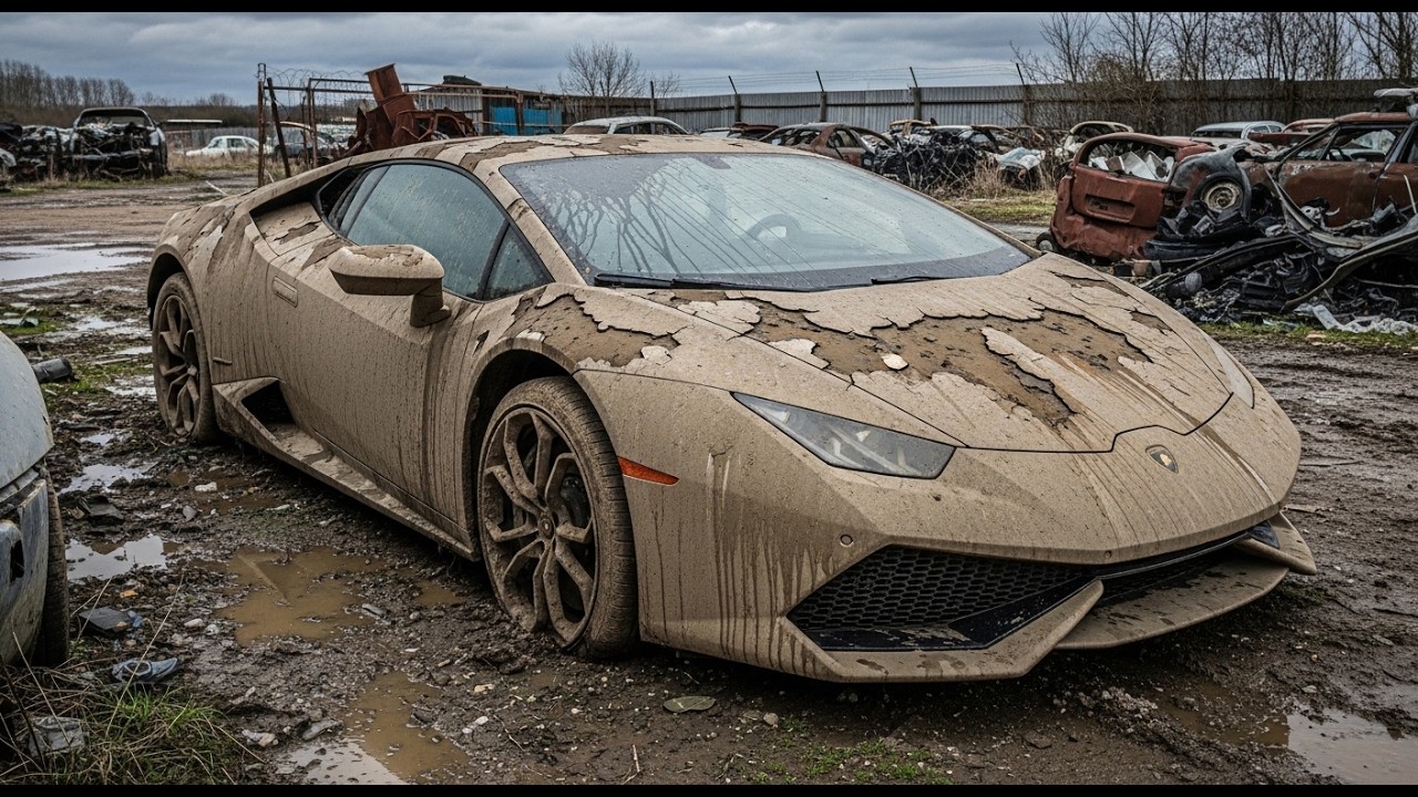ASMR Car Restoration | 2016 Lamborghini Huracan Full Restoration | Abandoned Car Restoration
