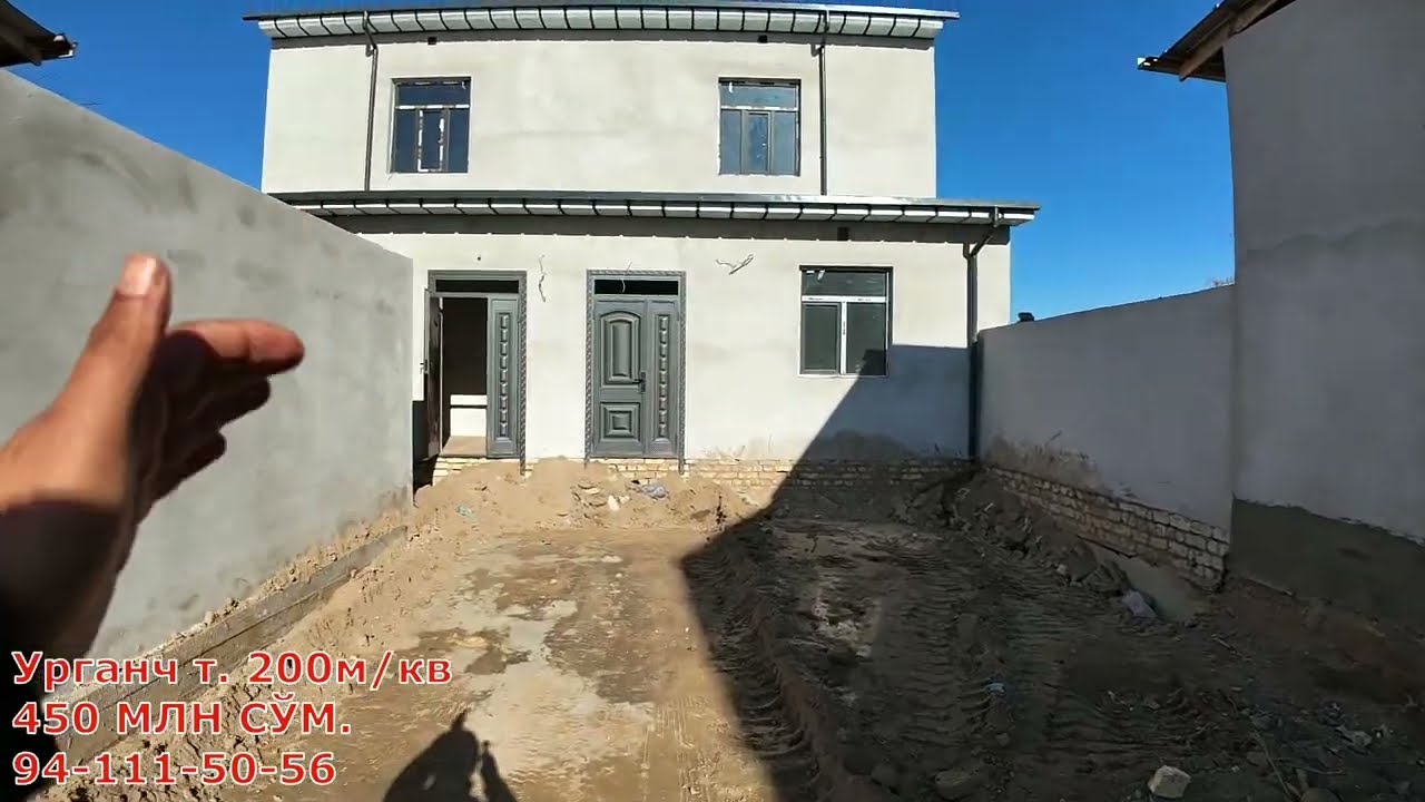 ХОВЛИ ЖОЙЛАР СОТИЛАДИ. 200М/КВ УРГАНЧДА