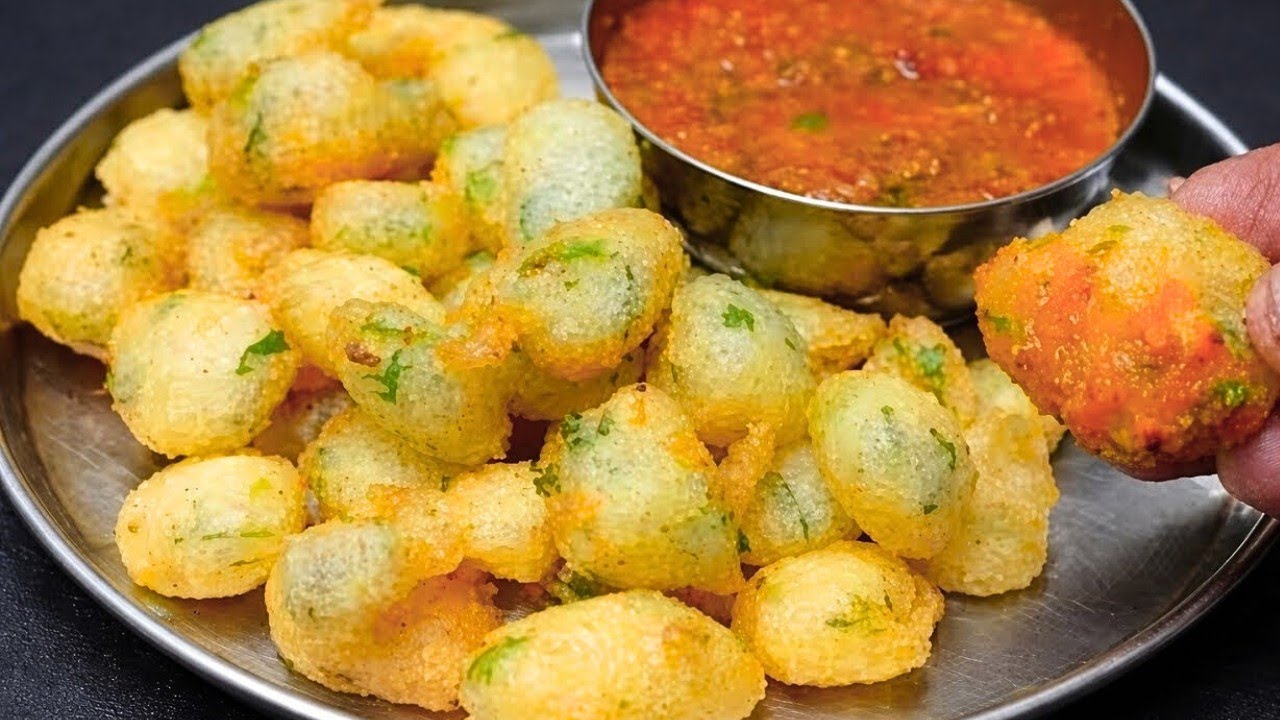 না লাগবে আটা ময়দা সুজি ১০মিনিটে চটপটা স্বাদে মুচমুচে জালিদার মজাদার নাস্তা❗Easy Nashta/Pitha recipe