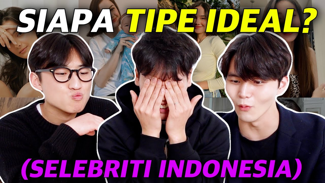 LAKI-LAKI KOREA REAKSI ARTIS INDONESIA TERCANTIK (INSTAGRAM)💜 | Mencari tipe ideal!