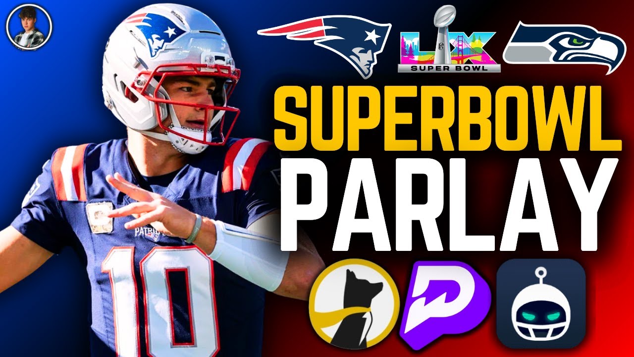 SUPERBOWL 60 PARLAY 🚀 SEAHAWKS PATRIOTS PRIZEPICKS FREE PICKS