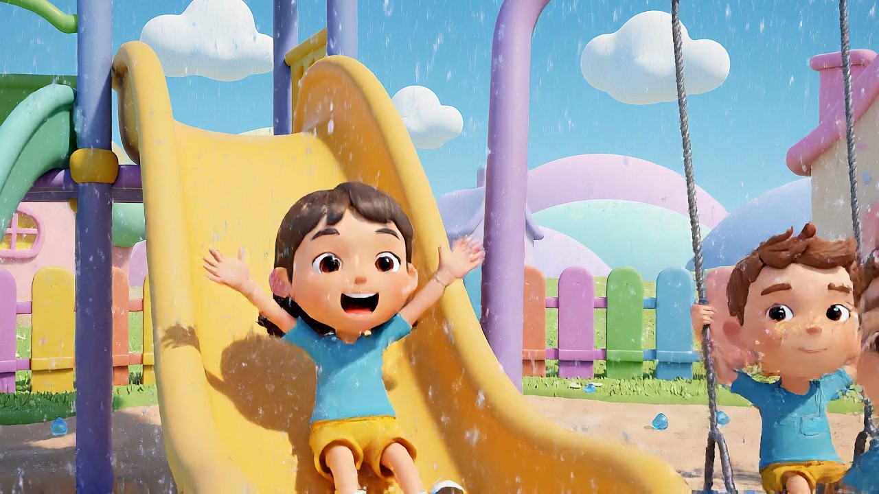 Lluvia, Lluvia, Vete: Búsqueda Divertida en el Jardín | Canciones Infantiles de Lluvia y Sol
