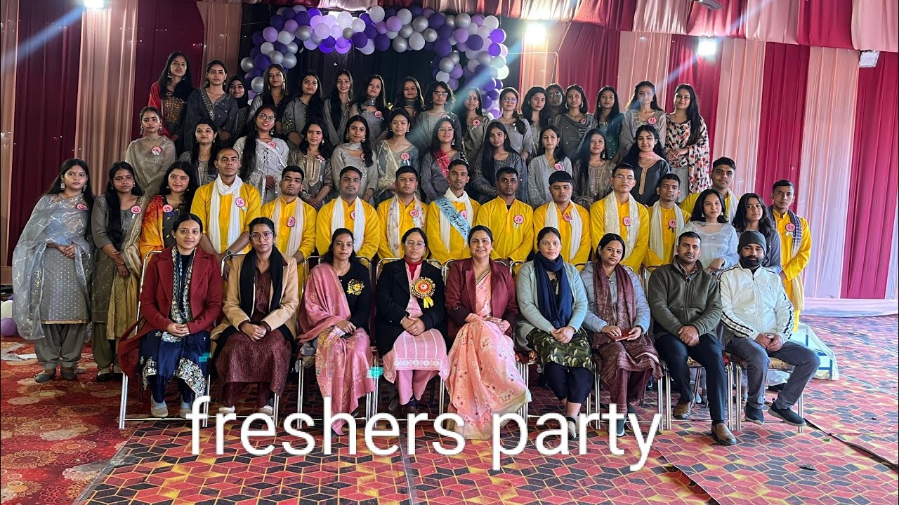 ||Fresher party 2026 🎊||Bsc nursing||✨ Government nursing college haldwani 💗