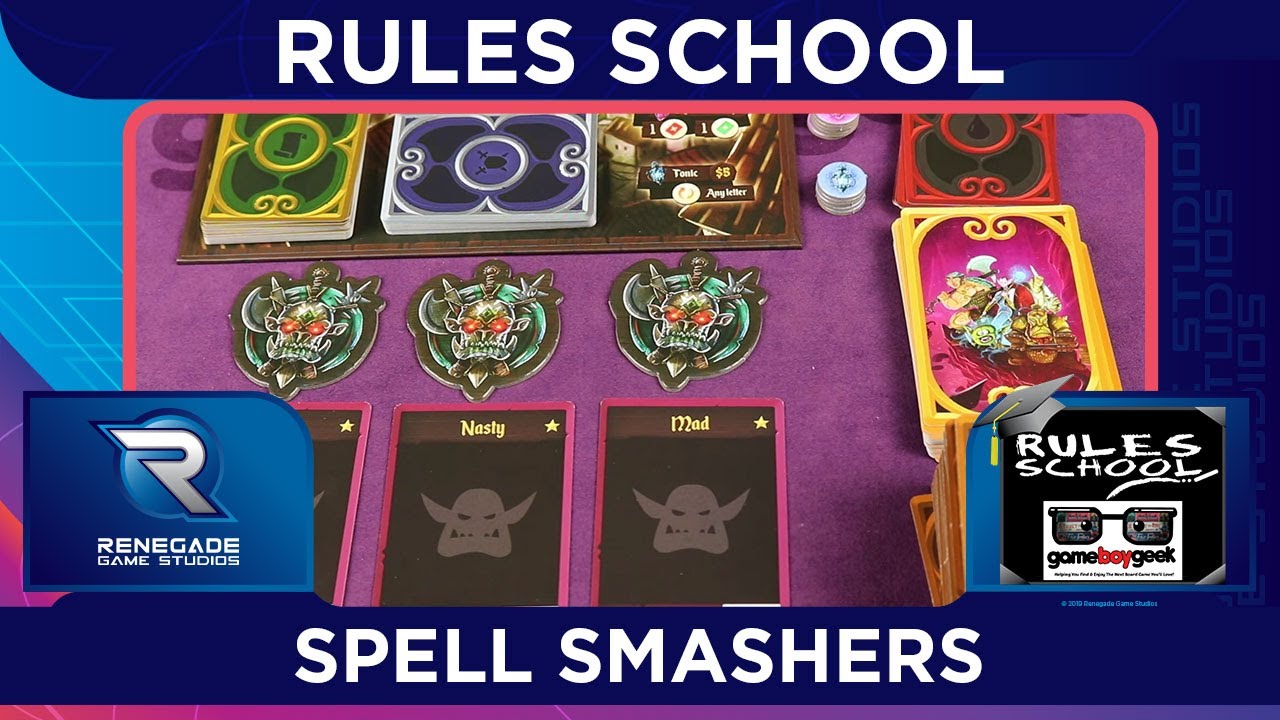 How to Play Spell Smashers (Rules School) with the Game Boy Geek