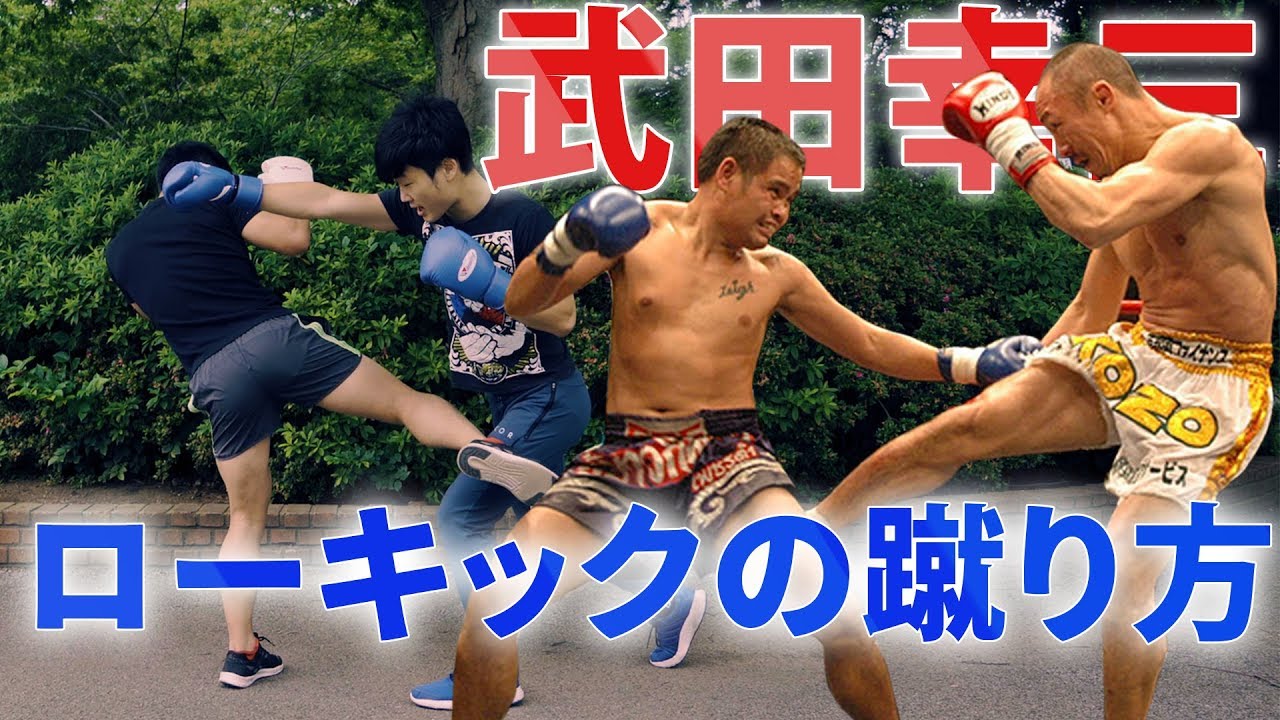 【Stopping the BOXER】How to Counter LOW KICK like KOZO TAKEDA【ENG SUB】武田幸三のローキックのやり方