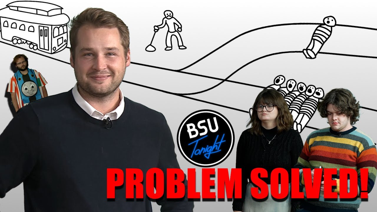 Max van Dongen Solves the Trolley Problem! | BSU Tonight In-Studio