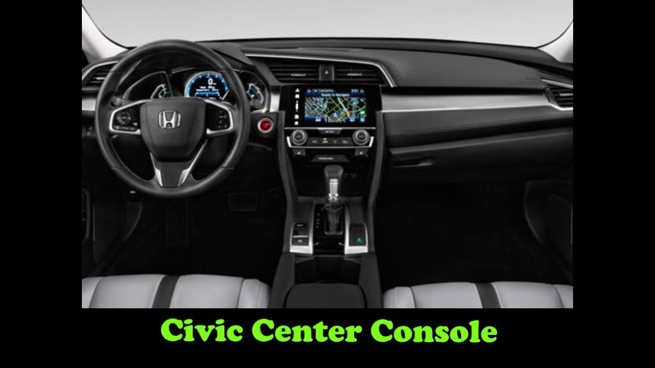 2016 - 2021 Honda Civic Center Console Removal and Installation