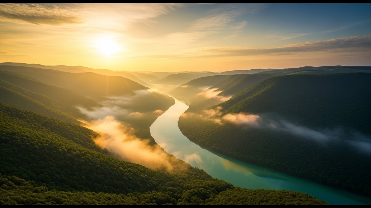 Deep Forest Serenity for Sleep and Meditation with Flowing Water and Birdsong Ambience