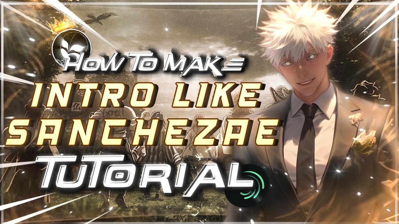 How To Create An intro Like @ SANCHEZAE 'Alight Motion' - AMV Tutorial!