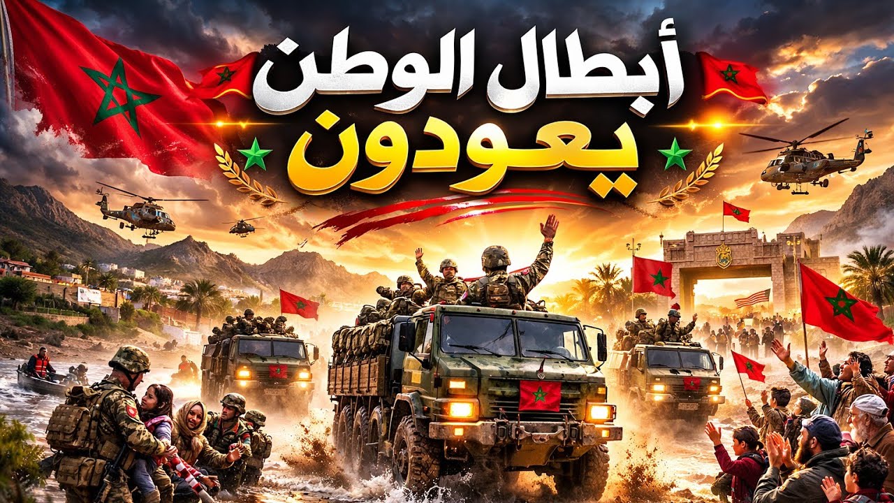 أنقذوا الأرواح… وعادوا بصمت الأبطال | الجيش المغربي في مهمة إنسانية 🇲🇦