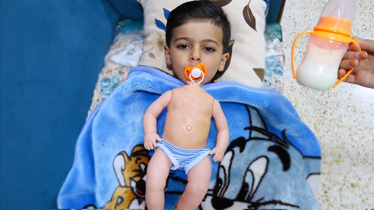 يوسف تحول الى بيبي !!