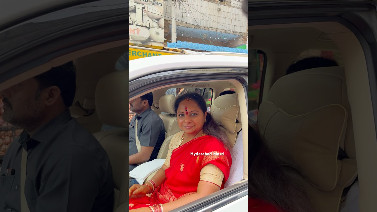 MLC Kavitha Attends Miralam Mandi Old City | Mir Alam Mandi Bonalu Jatara 2025 #youtubetrending