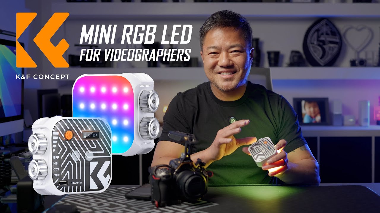 🎥 K&F Concept RGB Mini Video Light: The Ultimate Creator's Tool? 🔥