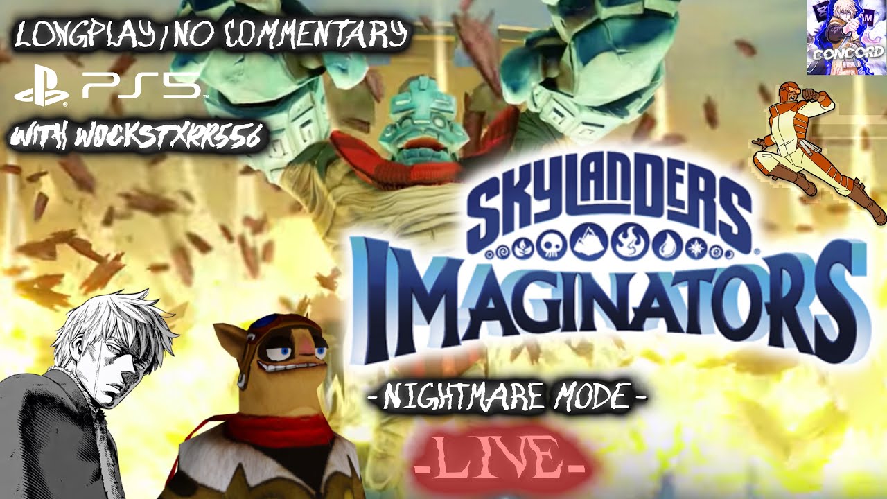 Skylanders Imaginators - Live (Nightmare Mode)(Longplay/No Commentary)
