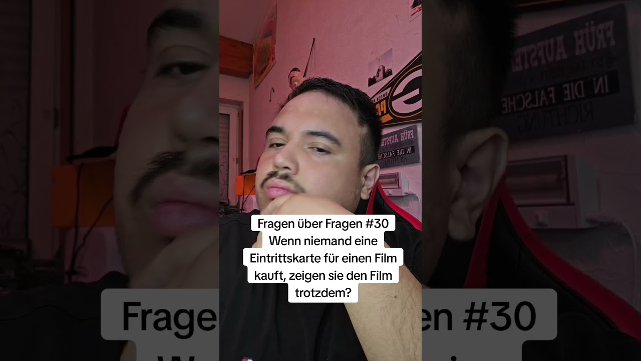 Fragen &uuml;ber Fragen #30 Kino ohne Zuschauer wird er trotzdem gezeigt ? #comedy #fragen&uuml;berfragen