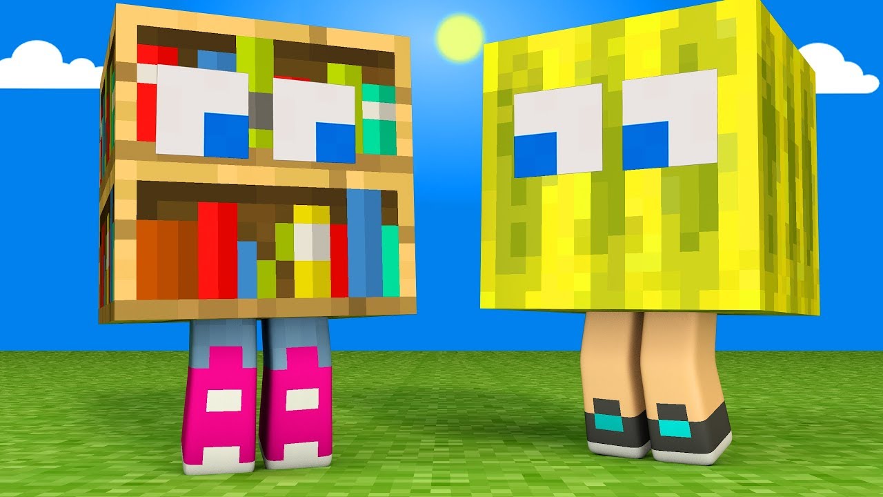Minecraft - BLOCOS MINEGIRL EM APUROS