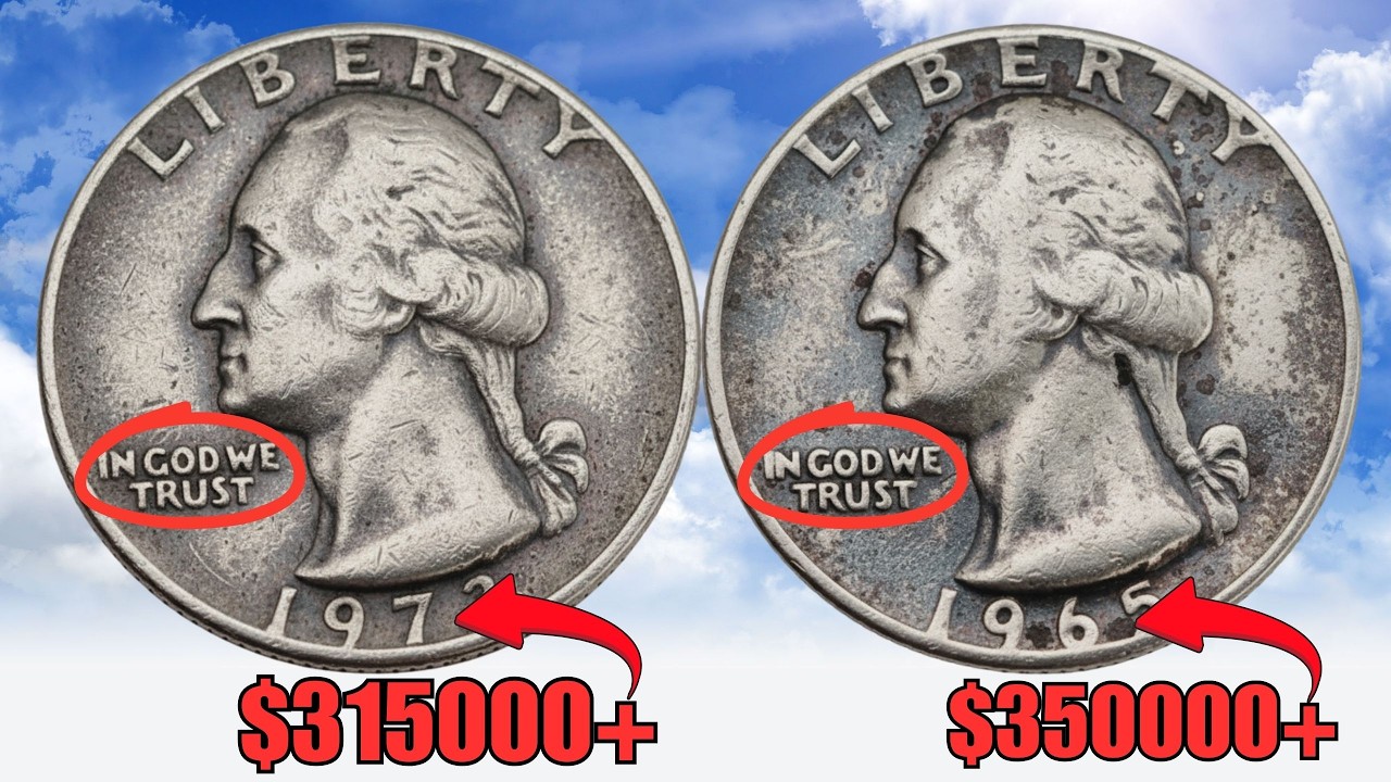 Top 5  Rarest Washington Quarters Are Worth $100,000+ — Are Any in Your Change