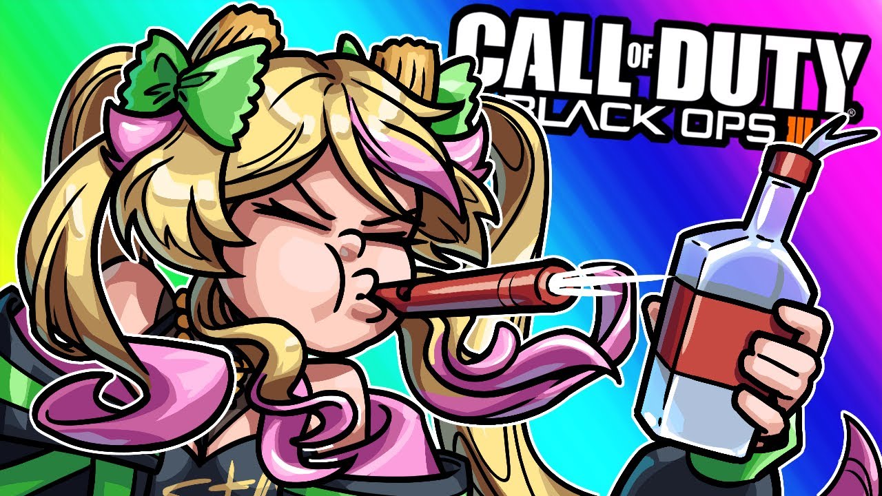 BO3 Zombies - Coconut Mall but Pasta Drinks Every Down!