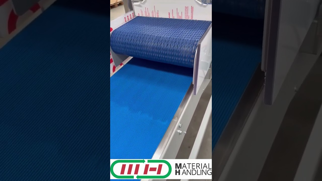 Bag Press Conveyor for chips pouches #conveyor #packaging #food #automation