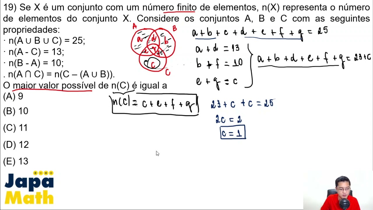 Prova EFOMM Resolvida(2009 - 2010) - Matemática - Questão 19