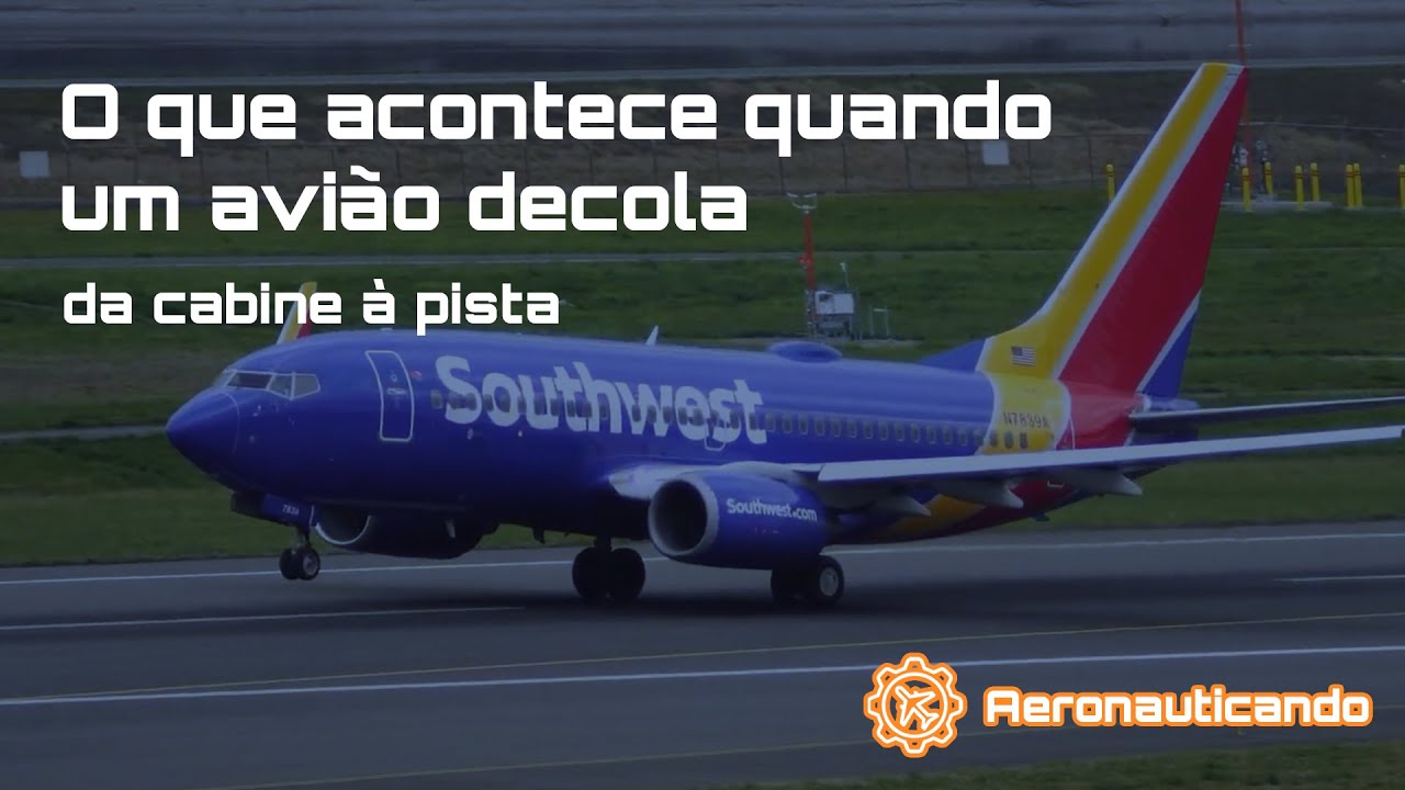 O que acontece quando um avião decola, da cabine à pista - Aeronauticando017