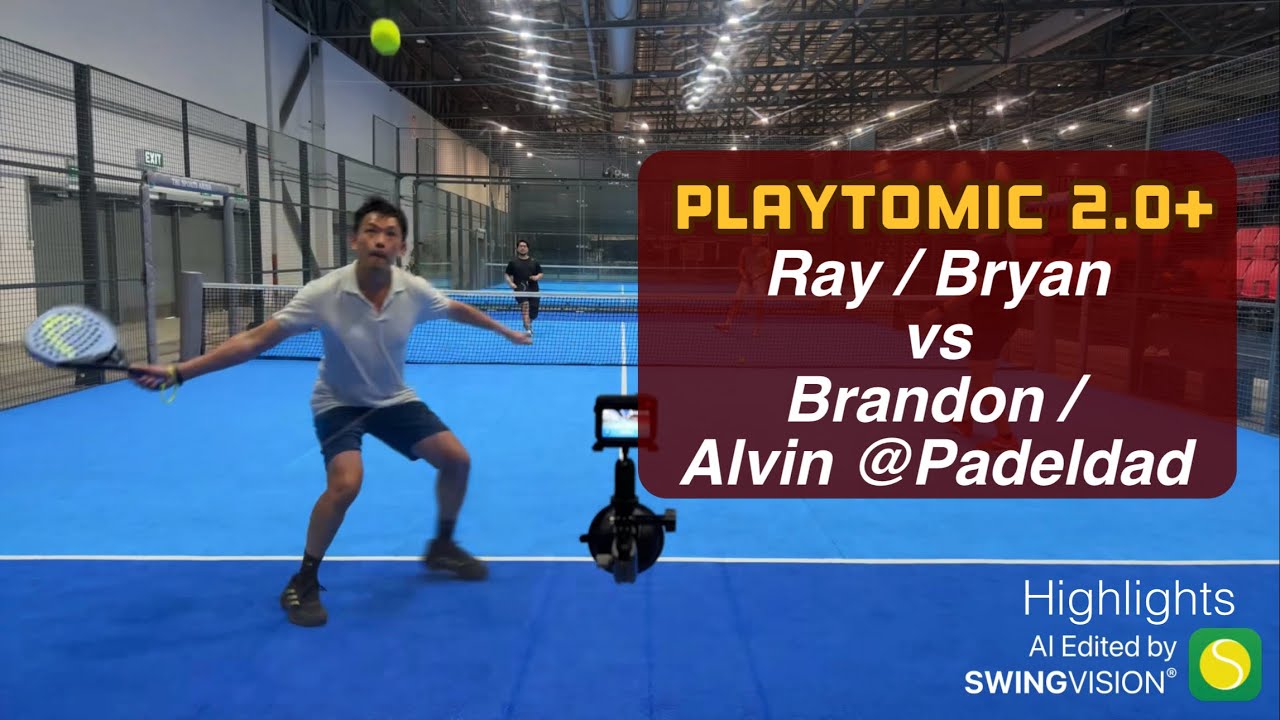 Playtomic ~2.0+ Ray / Bryan vs Brandon / Alvin @Padeldad 