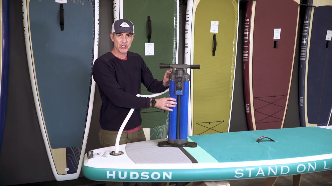 How to inflate SUP with Triple Action pump