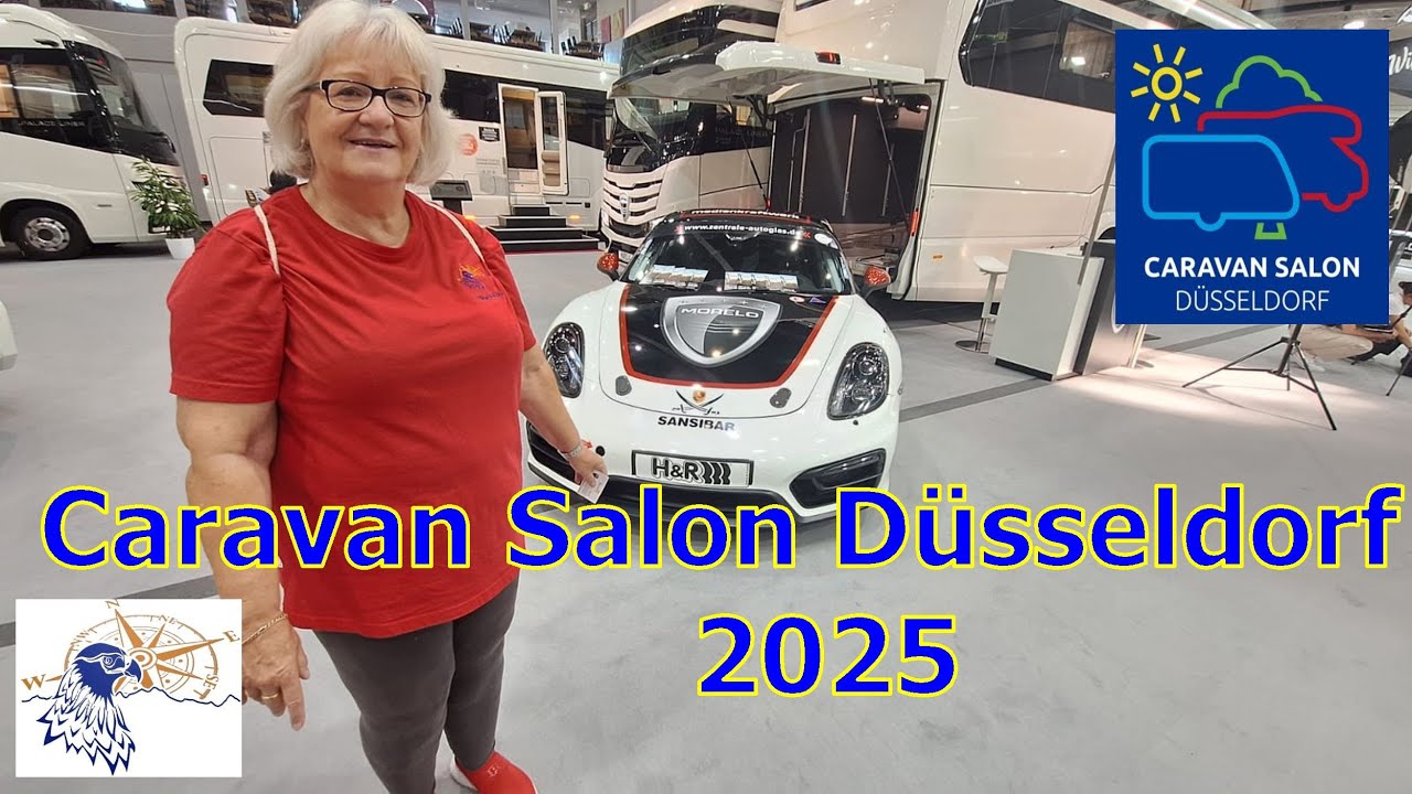 Caravan Salon Düsseldorf, Besuch in der Halle bei Morelo, Concorde und Phoenix