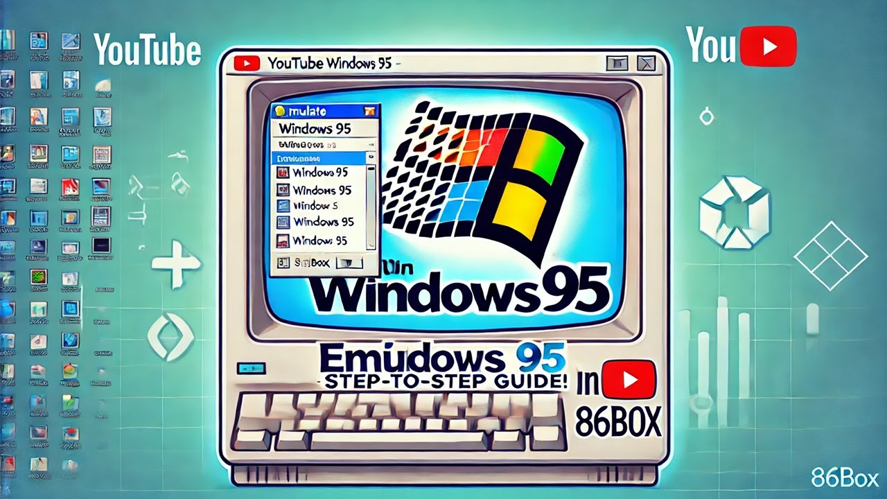 How To Setup Windows 95 With Dial-Up Internet - 86Box (all links provided)