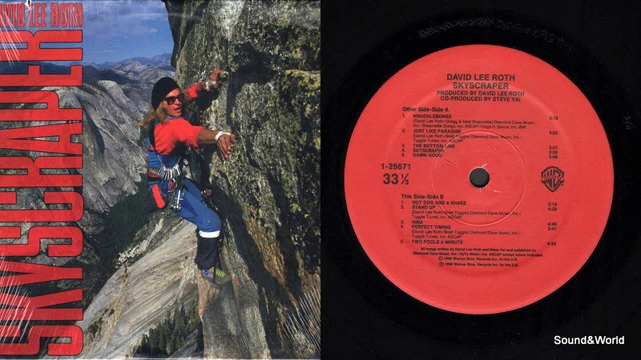 David Lee Roth &ndash; Skyscraper (Vinyl, LP, Album) US 1988.