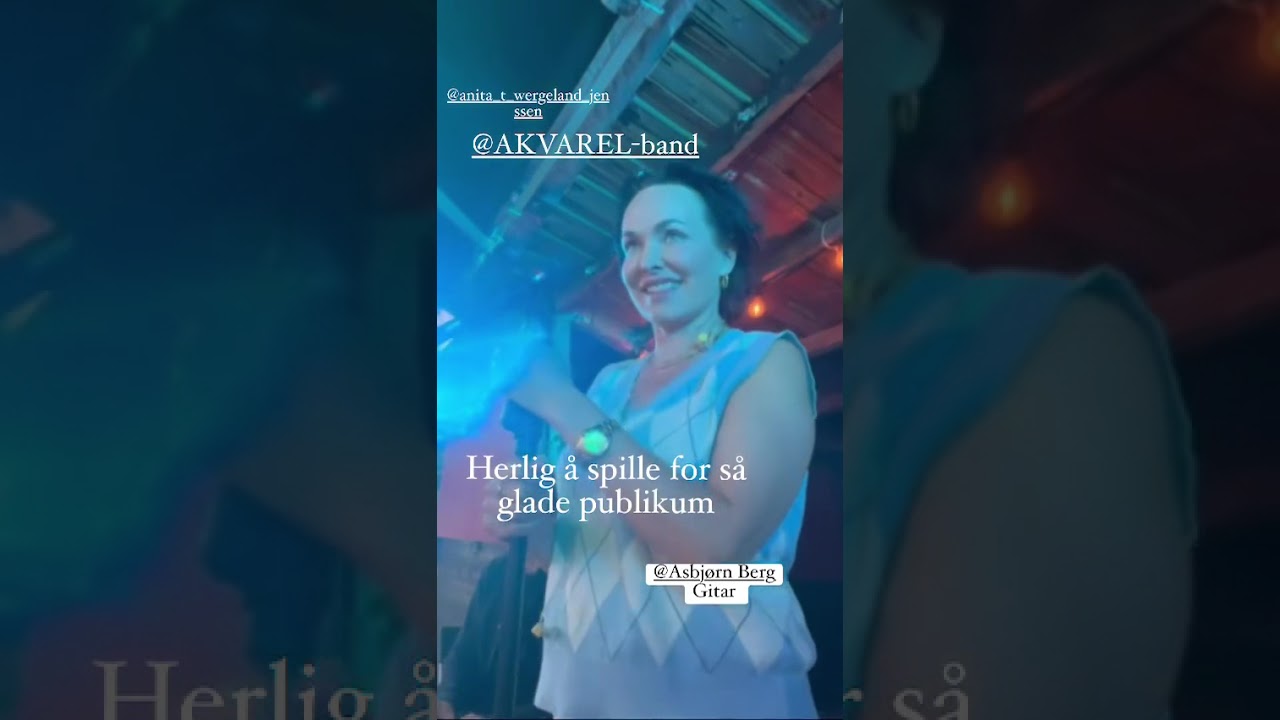 @akvarelbandoslo spiller for sm&aring; og st&oslash;rre forsamlinger av sine kreative cover versjoner
