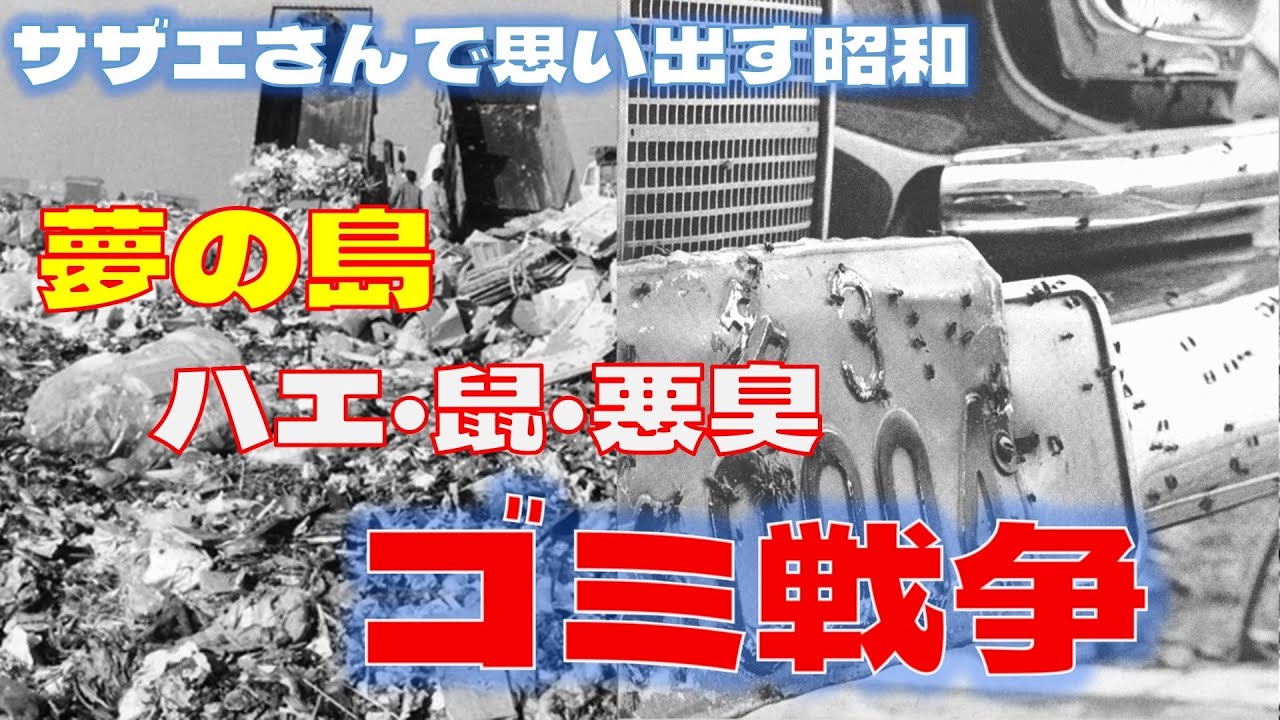夢の島の歴史「ゴミ戦争」/ハエ・鼠・悪臭の島