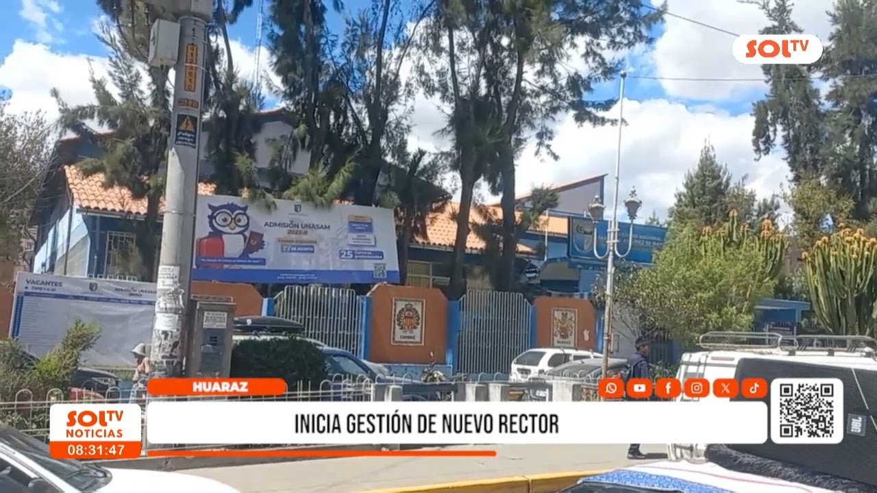 Huaraz: UNASAM inicia gestión de nuevo rector