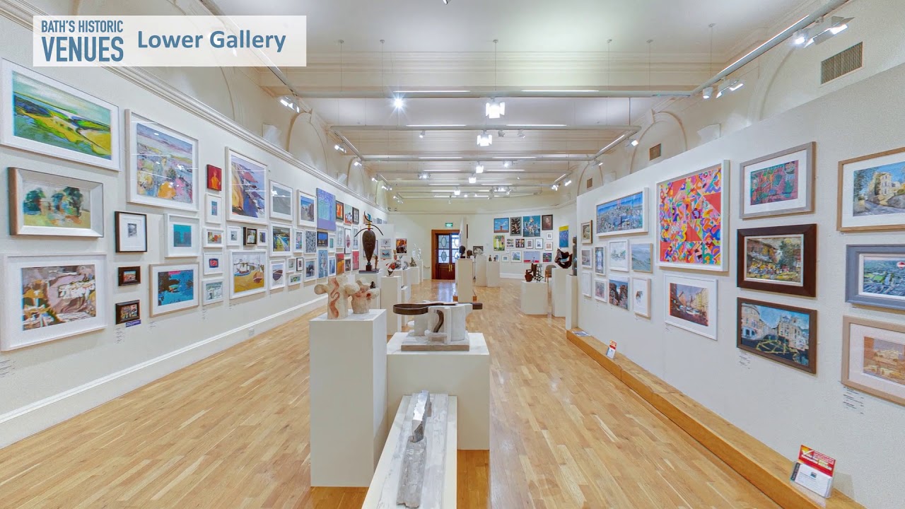 Victoria Art Gallery, Bath - an event space walk-through