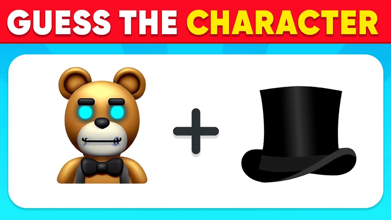 Guess The Five Nights At Freddy's Character By Emoji | 🐻😱FNAF 2023 Quiz