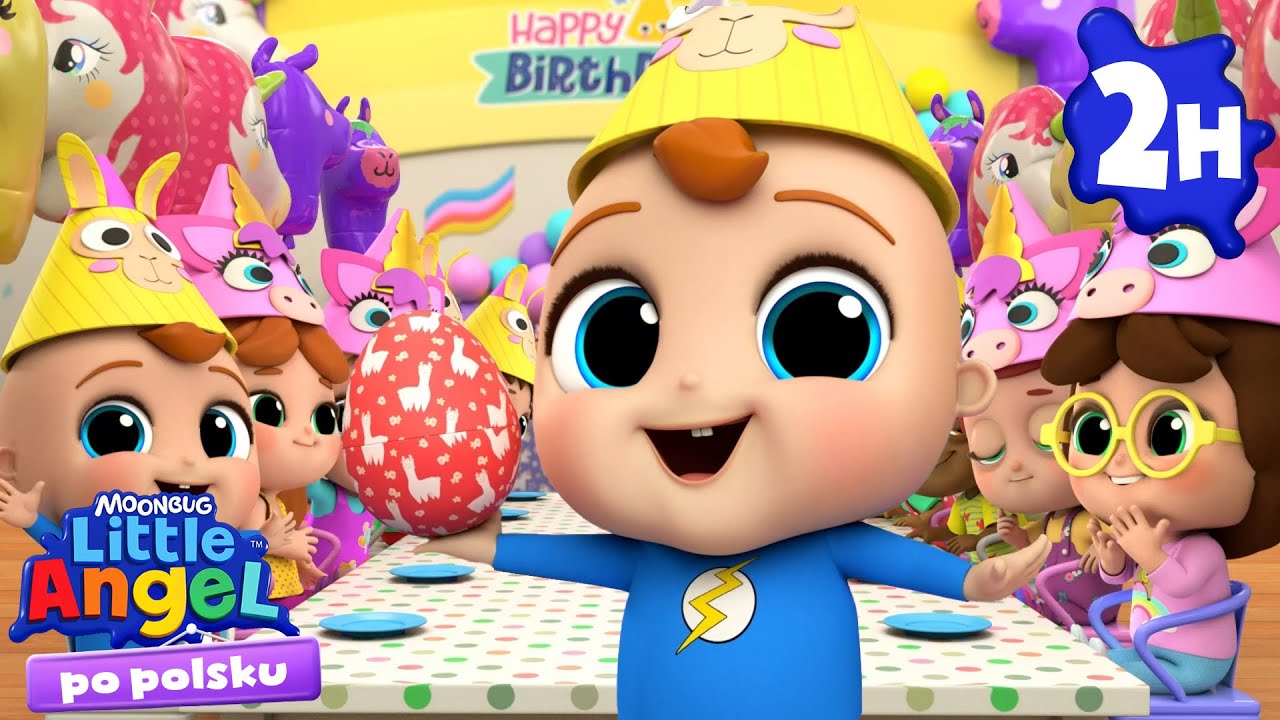Piosenka o liczbach i babeczkach! 🧁🔢 | Ucz się z Małym Aniołkiem | Little Angel po polsku