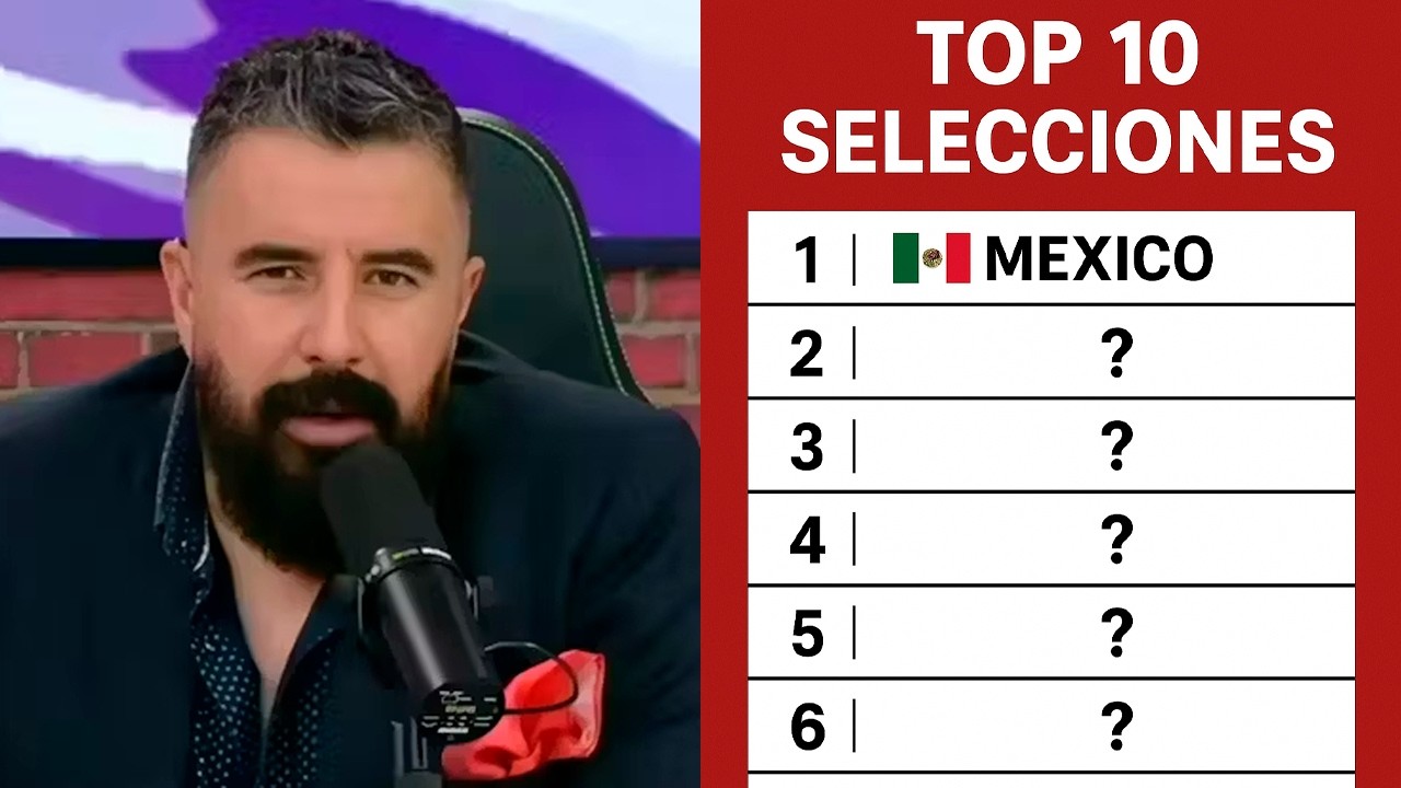 😳 &iexcl;INCRE&Iacute;BLE! AS&Iacute; QUED&Oacute; el TOP 10 de SELECCIONES seg&uacute;n la PRENSA MEXICANA 🇲🇽 | POL&Eacute;MICA ASEGURADA 🔥