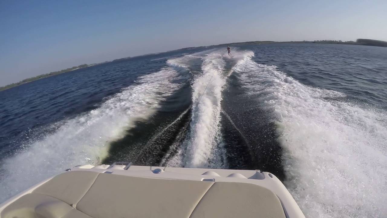 Marc wakeboarden veerse meer 08-09   (mooie duik)
