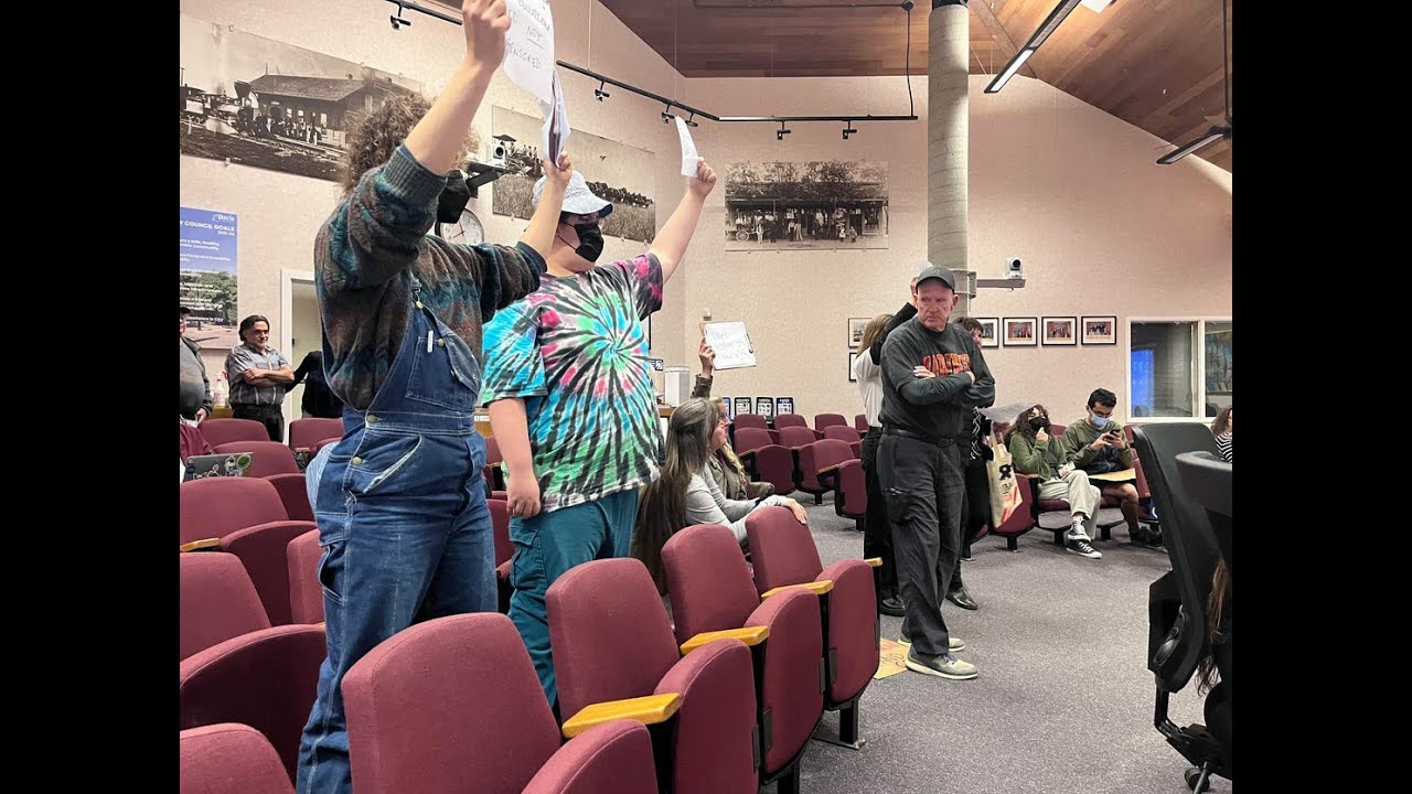 Davis City Council Meeting Briefly Sees Clash Over Trans Rights