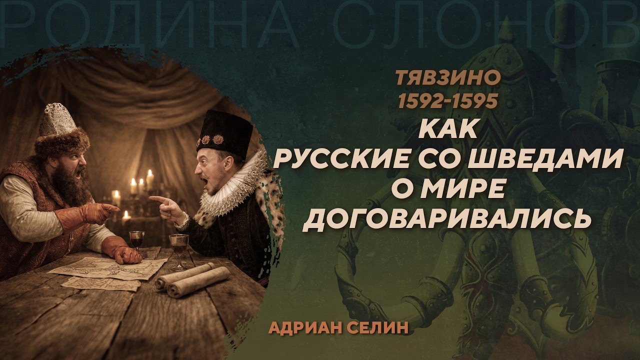 Тявзинский мир. Дипломатические игры между Россией и Швецией. Адриан Селин. Родина слонов №445