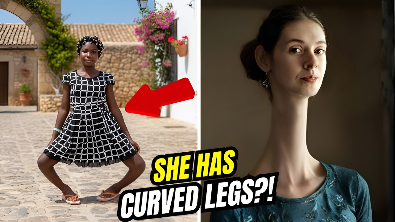 THIS WOMAN HAS CURVED LEGS‼️ THE MOST UNUSUAL AND RARE WOMEN ON THE PLANET