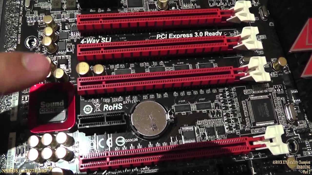 Asrock X79 Fatal1ty Champion Unboxing Part2 (HUN)