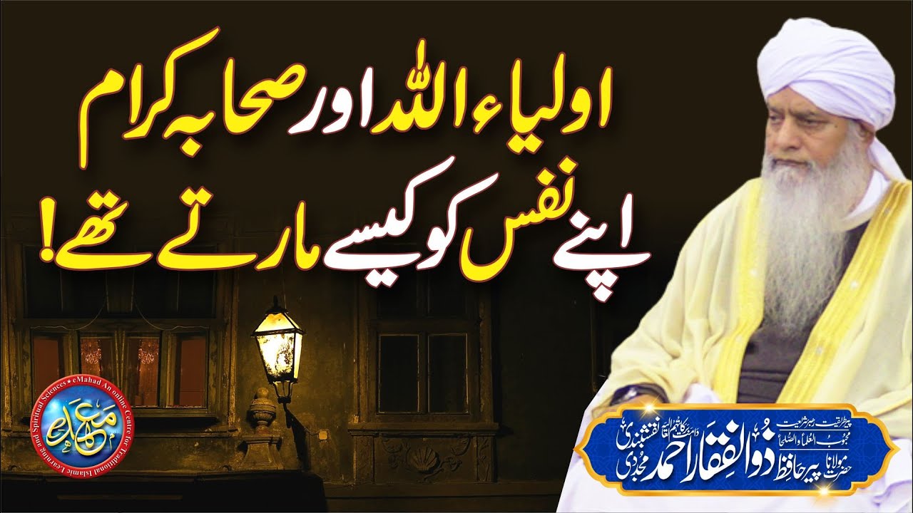 Allah k Wali or Sahaba Kiram Apne Nafs ko kese marte the | PeerZulfiqarAhmadNaqshbandiOfficial