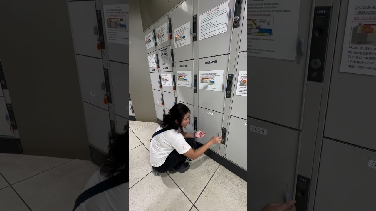 Try try coin locker within Japan&rsquo;s train station