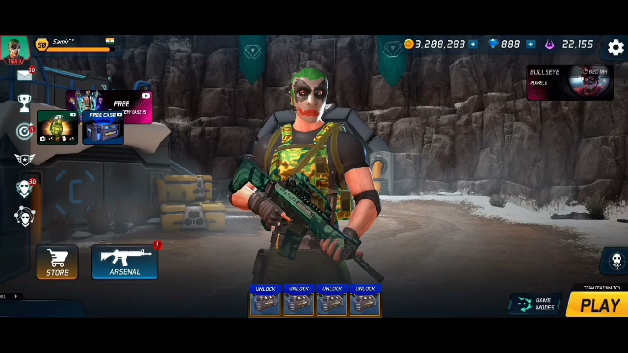 Rumble Gameplay || Trying low sensitivity || Maskgun