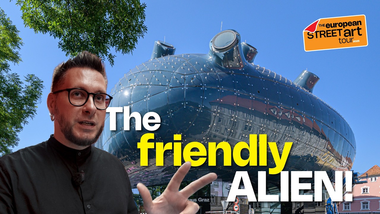 The Friendly Alien &ndash; art museum in Graz, Austria | The European Street Art Tour Ep.9